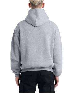 100% coton hiver Plus Active à capuche haute qualité 300gsm polaire Logo personnalisé mélangé brodé pull à capuche pour hommes - Product Image 2