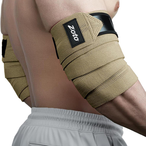Sangle de soutien du coude robuste pour haltérophilie, avec logo personnalisé, élastique, pour la musculation et le soutien articulaire en salle de sport, fournisseur - Product Image 4