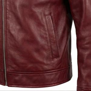 Veste de moto en cuir véritable pour homme de qualité supérieure, nouvelle arrivée, vestes de moto d'hiver, protections amovibles, personnalisables - Product Image 5