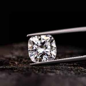 Diamante solitario de corte cojín cultivado en laboratorio, de 1.00 a 5.00 quilates, certificado por IGI, para anillos y joyería hecha a mano. - Product Image 3