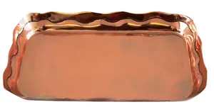 Elegante Bandeja Cuadrada de Metal para Servir, Soluciones de Presentación para Buffet, Catering y Hostelería, Diseño de Lujo con Corte Láser Decorativo - Product Image 1