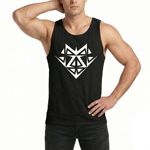 Débardeur Homme Imprimé Numérique Sans Manches, Style Décontracté Streetwear, Gilet Musculaire Personnalisé, T-shirt de Sport Tendance, Vente en Gros - Product Image 6