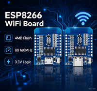 Placa de Desarrollo WiFi FYX Stock D1 Mini ESP8266 de 4MB con Micro USB y USB-C, Módulo Controlador Inalámbrico IoT para Proyectos de Hogar Inteligente y Bricolaje