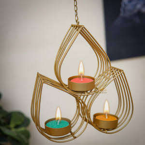 Wholesale Customize Metal <b>Wall</b> Hanging <b>Candle</b> T-Light <b>Holder</b> For Home Decorative hanging <b>Candle</b> <b>Holder</b> - Product Image 1