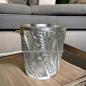 Traditional Design Iron Lantern Tealight Votive <b>Glass</b> and Metal Manufacturer <b>Glass</b> Votive for Home Decoration - Product Image 2