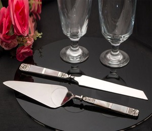 Ensemble de présentation de gâteaux de luxe – Couteau et spatule à dessert haut de gamme pour les célébrations modernes et les rassemblements élégants - Product Image 6
