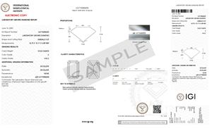 Diamante Cultivado en Laboratorio CVD de Alta Calidad, Corte Esmeralda de 10.02 Quilates, 14.75 mm, Color E, Claridad VVS2, Certificado IGI - Product Image 2