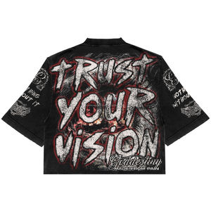 Camisetas Extra Grandes Vintage Personalizadas para Hombre, Tallas Grandes, Impresión DTG, Estilo Streetwear, Camisetas con Gráficos, Estilo Lavado Ácido, Ropa Masculina - Product Image 2