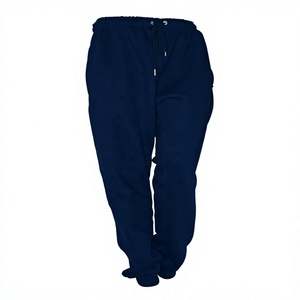 Navy <b>Blue</b> <b>Womens</b> Casual <b>Cargo</b> <b>Trousers</b> Elastic Waist Soft Touch Polyester/Cotton Streetwear Winter Private Label Manufacturer - Product Image 1