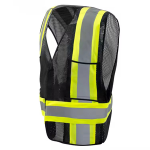 Chaleco de Seguridad Casual Unisex al por Mayor, Diseño Personalizado con Logotipo Impreso, Ligero, de Lona, Recto, Transpirable, Reflectante, de Alta Visibilidad - Product Image 6