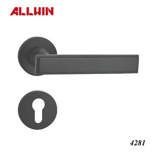 ชุดมือจับประตูทองเหลืองดีไซน์ทันสมัยพร้อมชุดล็อค - Product Image 6