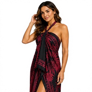 Sarong en velours respirant de haute qualité pour femme, idéal comme paréo de plage, pour les vacances, la piscine ou les centres de villégiature. - Product Image 3