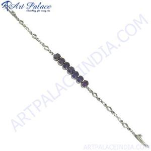 925 Sterling <b>Gemstone</b> Silver <b>Bracelet</b> - Product Image 1