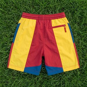Wholesale Custom Men's Retro Color Block <b>Windbreaker</b> Shorts Lightweight Quick Dry Nylon Casual Athletic <b>Beach</b> Running Shorts - Product Image 2