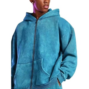 2024 ropa de calle estilo Hip Hop Vintage chándal lavado ácido mujer chándal algodón personalizado lavado ácido chándal para mujer - Product Image 6