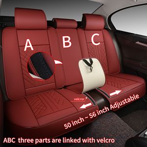 Juego de Fundas de Asiento de Cuero Sintético GXT Premium, Ajuste Universal para Camionetas, SUVs y Sedanes, Material de PU Duradero - Product Image 5