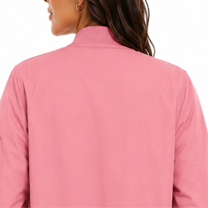 <b>Women</b> <b>Bomber</b> <b>Jacket</b> Premium <b>Lightweight</b> Stylish Comfortable Durable Classic Rib Knit Collar Cuffs And Bottom Hem For <b>Jacket</b> - Product Image 5