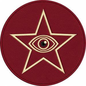 Parche Masónico Personalizado Verde Oliva con Estrella, Insignia Masónica Bordada Redonda, Aplique Masónico Hecho a Mano, Parche para Uniforme o Blazer - Product Image 6