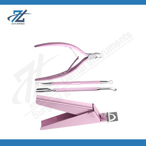 Ciseaux à ongles professionnels en acier inoxydable, outil de coupe pour manucure et pédicure, usage en salon ou à domicile, durable, pour droitiers, ouverture de mâchoire de 13 mm - Product Image 4