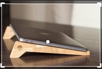 Support de rehausseur d'ordinateur portable moderne en bois de pin personnalisé, réglable, best-seller Amazon, forte demande, prix bas, directement de l'usine