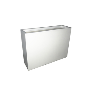 Jardinière rectangulaire contemporaine en fibre de verre pour l'aménagement paysager commercial, les halls d'hôtel, les entrées de bureaux, la décoration de jardins - Fournisseur en gros - Product Image 1
