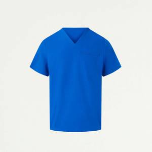 Conjuntos de uniformes médicos para hombre con cuello en V, tela de lana peinada, spandex/poliéster, para enfermería, para todas las estaciones. - Product Image 3
