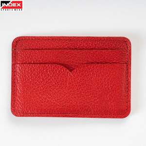 Elegante Tarjetero de Cuero para Hombre, Cartera Delgada de Cuero Genuino, Organizador de Tarjetas de Crédito, Estuche Minimalista para Tarjetas de Visita - Product Image 1
