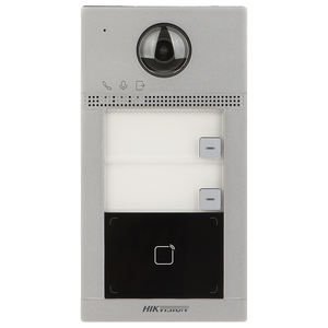 HIK DS-KV8213-WME1(B) Estación de Puerta Metálica para Villa de 2MP con <span class=keywords><strong>2</strong></span> Botones, <span class=keywords><strong>WiFi</strong></span>, PoE e IP65 - Product Image 2