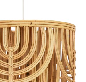 Lámpara Colgante de Lujo de Ratán Tejido a Mano con Diseño en Cascada, Lámpara de Techo Bohemia para Sala de Estar - Product Image 3