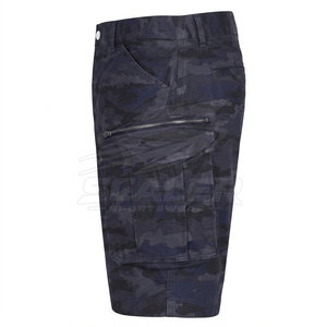 Shorts cargo décontractés respirants de haute qualité pour hommes, vente en gros, personnalisables avec étiquettes sur mesure, en coton, séchage rapide, plusieurs poches - Product Image 4