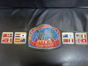 Ceinture de champion de lutte du monde en alliage de zinc léger, design drapeaux internationaux, équipement d'arts martiaux de haute qualité - Product Image 1