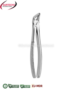 Forceps d'extraction dentaire Surtechs à 3 mâchoires, poignée ergonomique, acier inoxydable, certifié CE - Product Image 4