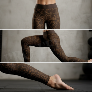 Premium Quality Seamless All Over Printed Yoga Leggings for Women Fashionable Partywear Fitness Gym Running Workout <b>Tight</b> Pants - Product Image 4