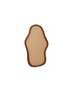 Espejo Decorativo de Pared con Marco de Madera Irregular Moderno de Alta Calidad, Superficie de Vidrio, Diseño Minimalista Moderno para Sala de Estar - Product Image 6