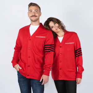 Pulls à col en V très demandés en 2026 pour les sororités/fraternités/écoles/collèges/universités, cardigans tricotés unisexes - Product Image 1