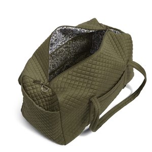 Bolsa de Viaje Acolchada Verde, Gran Capacidad, Cierre de Cremallera, Bolsa de Fin de Semana para Hombres y Mujeres - Product Image 4
