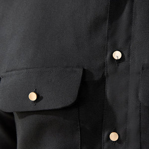 Men's Resort Wear Matching Shirt Trousers Set 100% Cotton Solid <b>Elastic</b> Waist Breathable Lightweight Summer Casual Fashion - Product Image 5