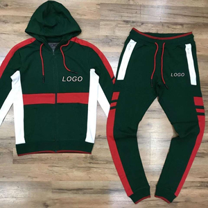 Conjunto Deportivo Unisex con Bloques de Color, Sudadera con Capucha y Cremallera, Transpirable, Estilo Casual Otoñal, Corte Regular para Adultos - Product Image 6