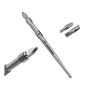 Manche de couteau à lame chirurgicale de 5 pouces avec embout pour lames à gouger, en acier inoxydable de qualité allemande, pour gravure et sculpture de précision - Product Image 1