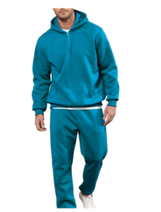 OEM Customizable Logo Men's Pullover Hoodie Sweatshirt <b>Jogger</b> Loose Fleece Polyester/Cotton Autumn Tracksuit <b>Set</b> Woman's Printed - Product Image 2