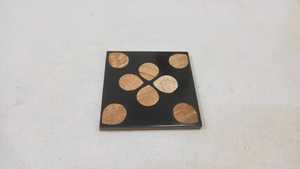 Handmade Wood Square Coaster <b>Mat</b>-Modern Design 300mm Diameter 5mm Thick for Home <b>Bar</b> & Table Decor - Product Image 1