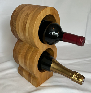 Wood Wine Bottle Rack Organizer Self Display Factory Price Natural Solid Wood Wine Bottle Holder - Product Image 6