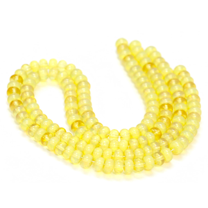 Cuentas Redondas de Cuarzo Amarillo Limón, para la Fabricación de Joyas - 7-8 mm - Product Image 3