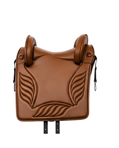 Selle d'équitation POWER HINT de haute qualité au design unique en cuir véritable pour l'endurance et le dressage - Product Image 1