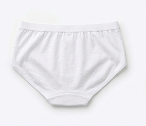 Culotte invisible en dentelle de coton blanc pour femme, respirante, en tissu tricoté, coupe standard - Product Image 2