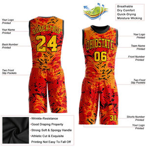 Vêtements d'équipe de basketball / Shorts de basketball pour hommes / Maillot de sport sans manches / Ensemble de basketball respirant / Vêtements de sport à séchage rapide / A - Product Image 1