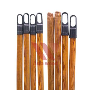 Palo de escoba de madera/mango con cabeza de PVC Material de eucalipto herramienta de limpieza del hogar de la fábrica Asiawood - Product Image 2