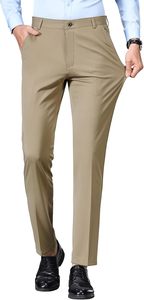 Pantalones de Vestir Formales para Hombre Cortex, Corte Regular, Casuales, de Negocios, Frente Plano, Sin Arrugas, Cómodos, Elásticos, Profesionales - Product Image 2