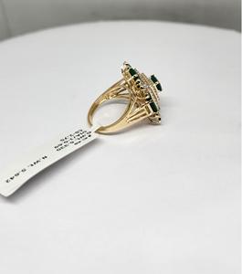 Anillo de Compromiso de Diamantes Naturales de Oro de 9K de Primera Calidad, Chapado en Rodio, Certificado por IGI, Joyería Fina Nupcial para Mujer, Exportación - Product Image 4