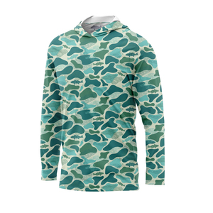 Camisa de Pesca para Niños con Camuflaje, Protección UV UPF 50, Transpirable, de Secado Rápido, con Estampado Digital, Spandex/Poliéster, Ropa Deportiva para Exteriores - Product Image 5